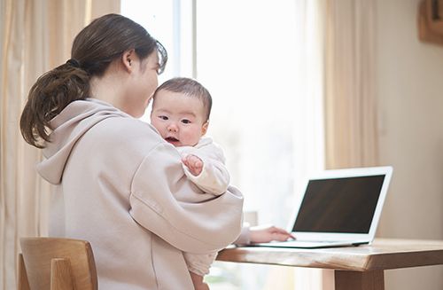 小さなお子様をお持ちのお客様のイメージ
